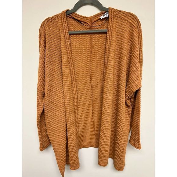 Double Zero- Orange Cardigan- Size Small - Picture 2 of 7